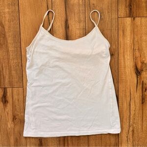 Banana Republic White Spaghetti Strap Camisole Top